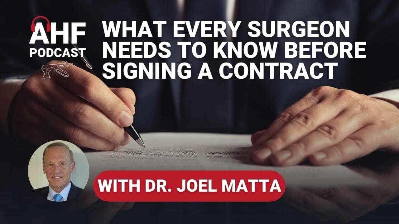 Surgeons and Contracts (with Joel Matta, MD)
